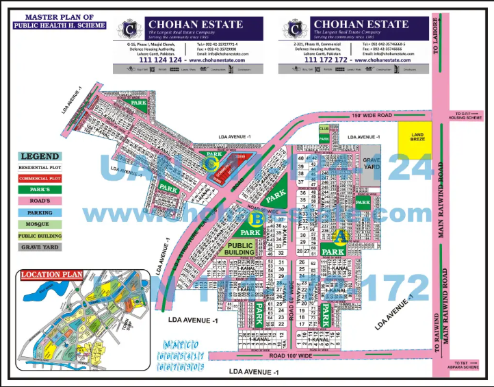 Public Health Housing Scheme Map